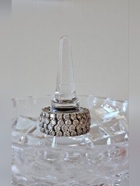 Sonia Bitton .925 Sterling Silver 9.4g Cubic Zircona Flex Ring